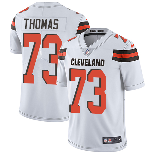 Nike Browns #73 Joe Thomas White Youth Stitched NFL Vapor Untouchable Limited Jersey - Click Image to Close